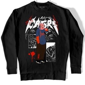 Catori Clothing Black Yuji Itadori Jujutsu Kaisen Feast Unisex AnimeSweatshirt S